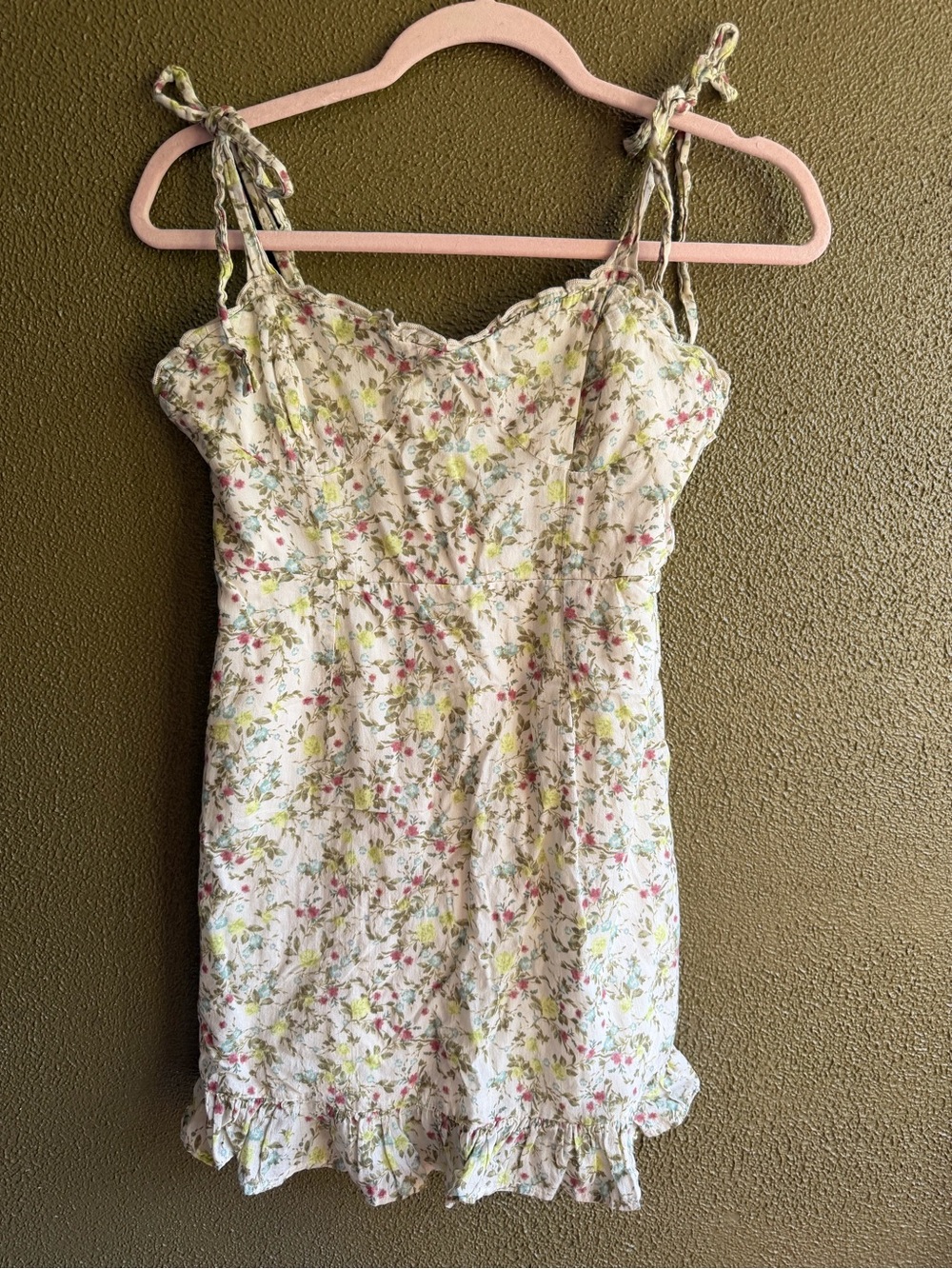 wild fable Cream Floral Sundress